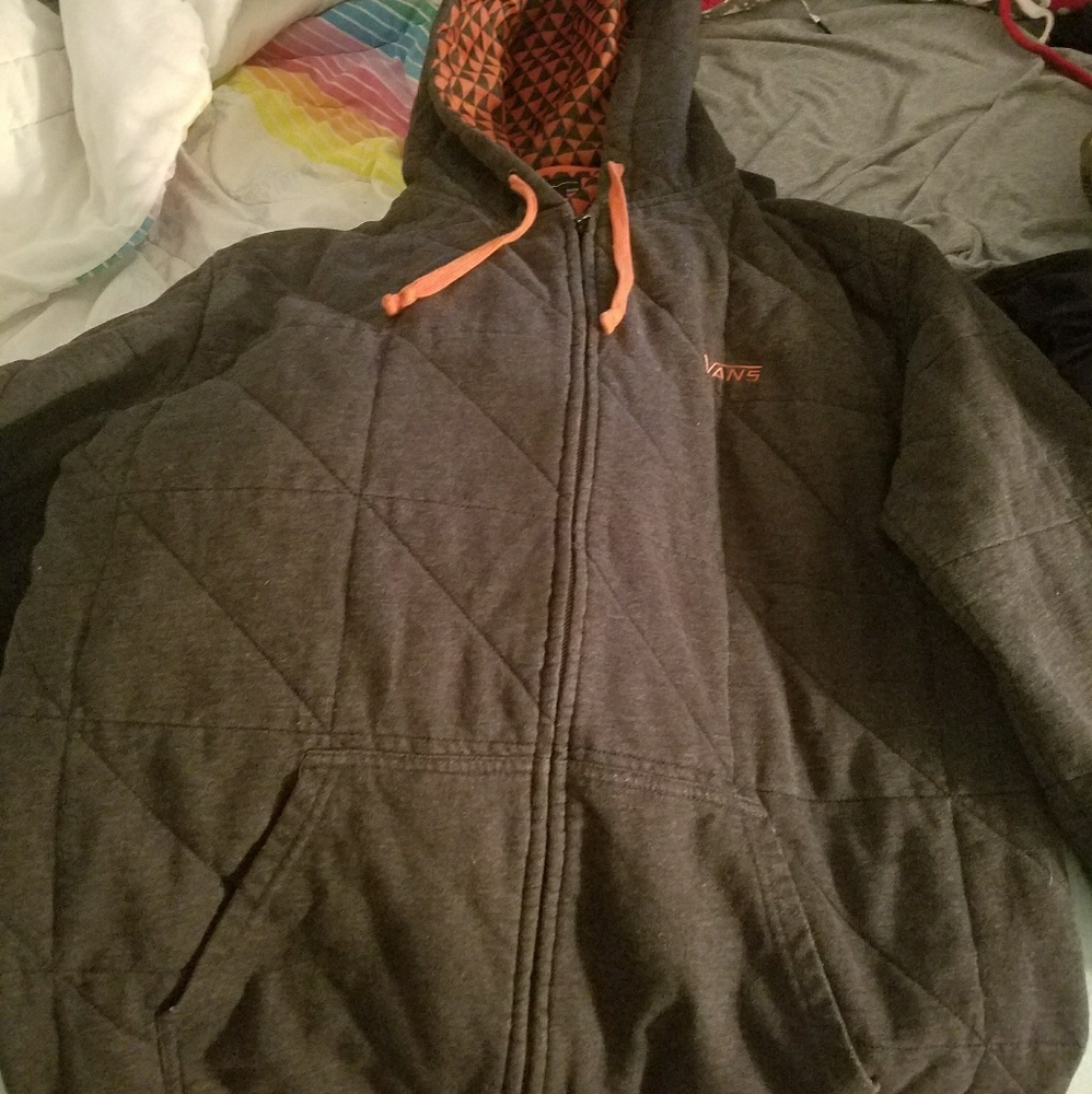 Vans zip up hoodie